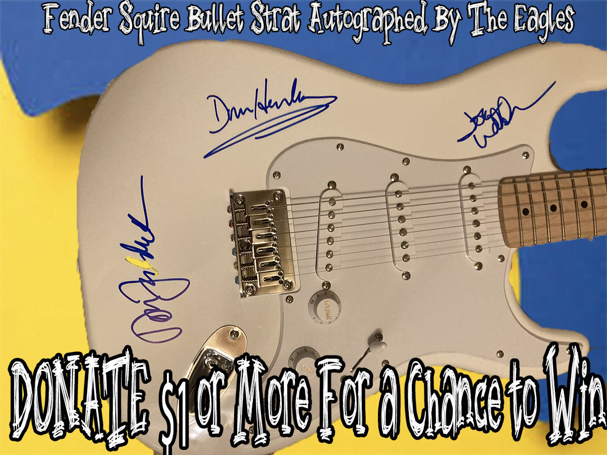 win this guitar autographed by The Eagles